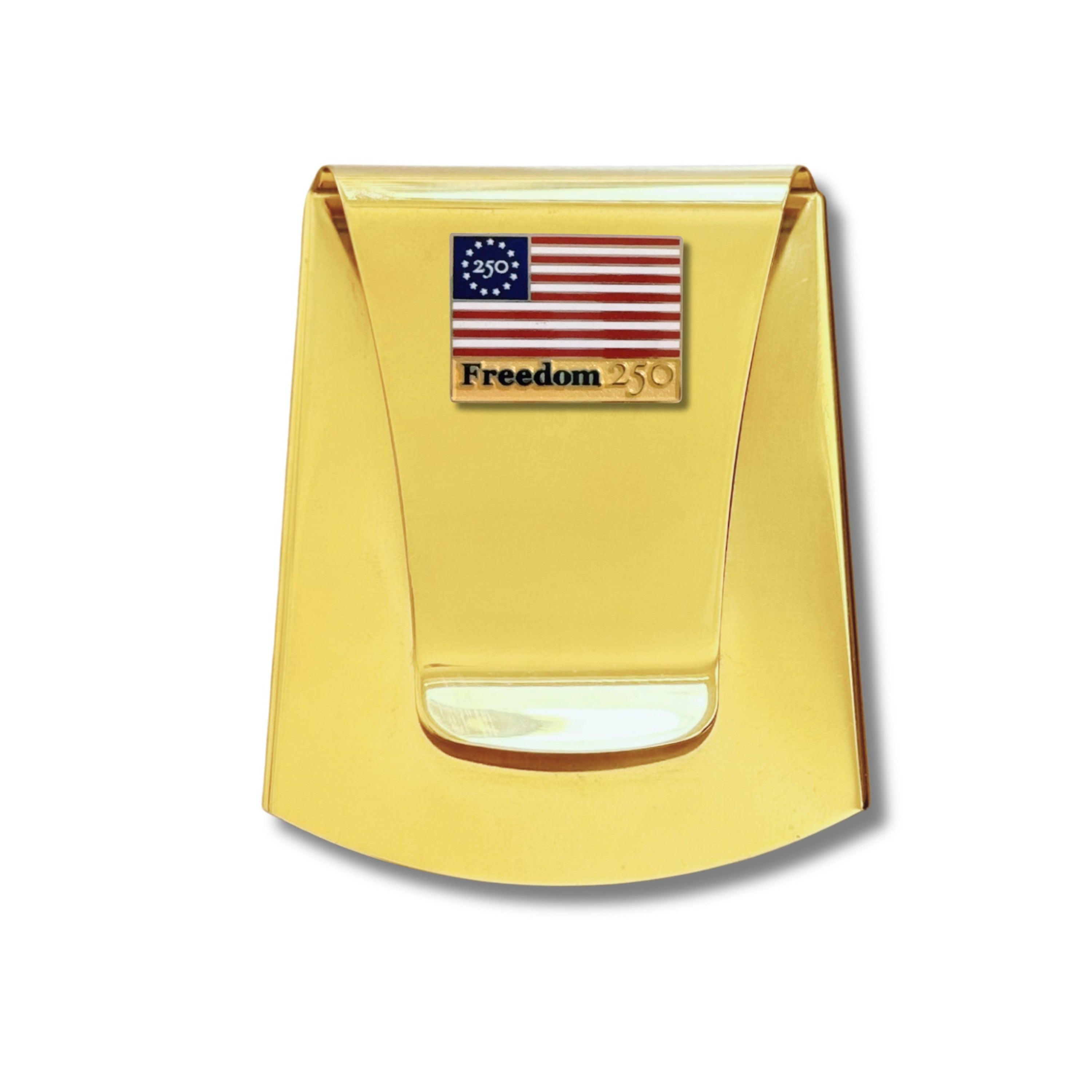 Freedom 250 Smart Money Clip w/ Flag Medallion
