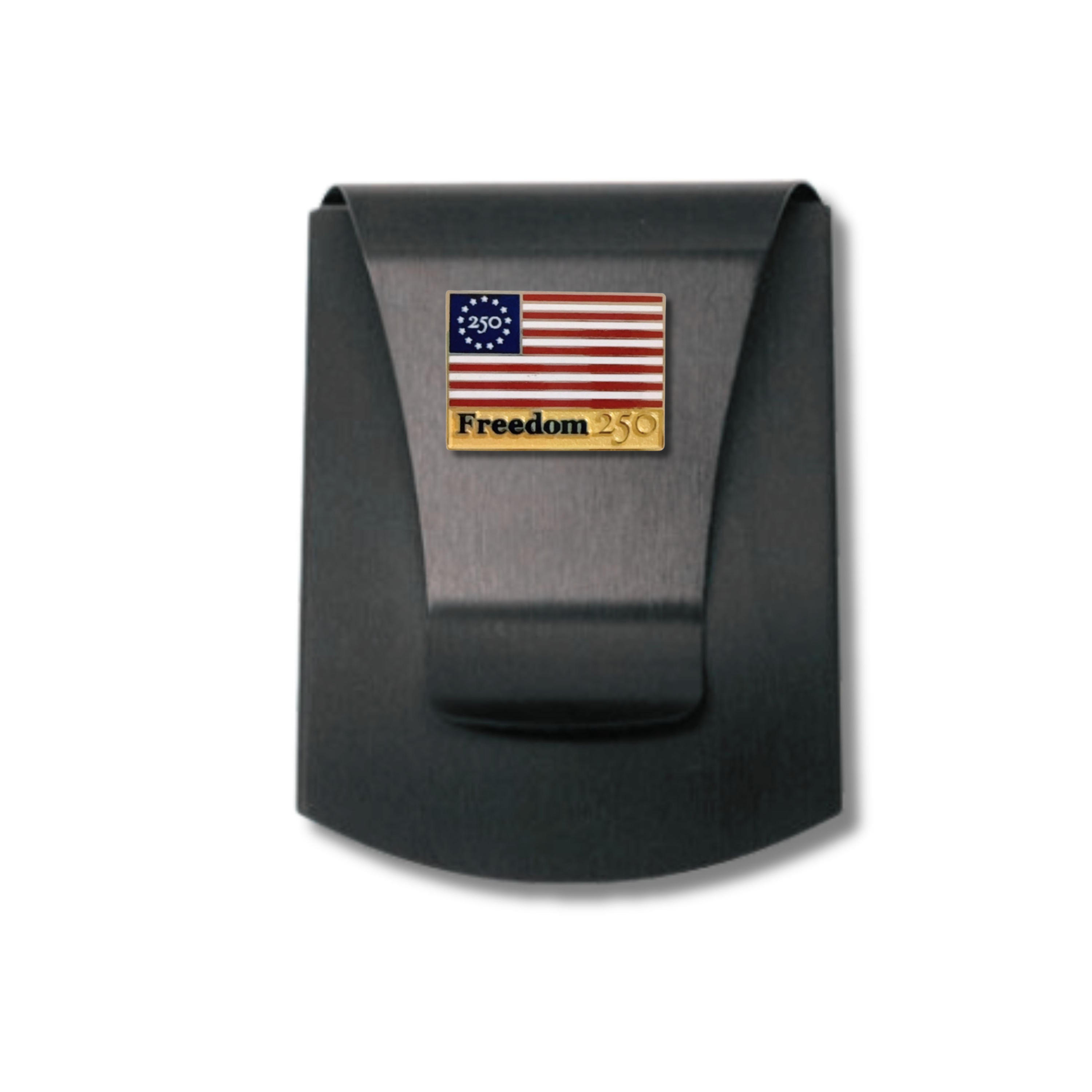 Freedom 250 Smart Money Clip w/ Flag Medallion