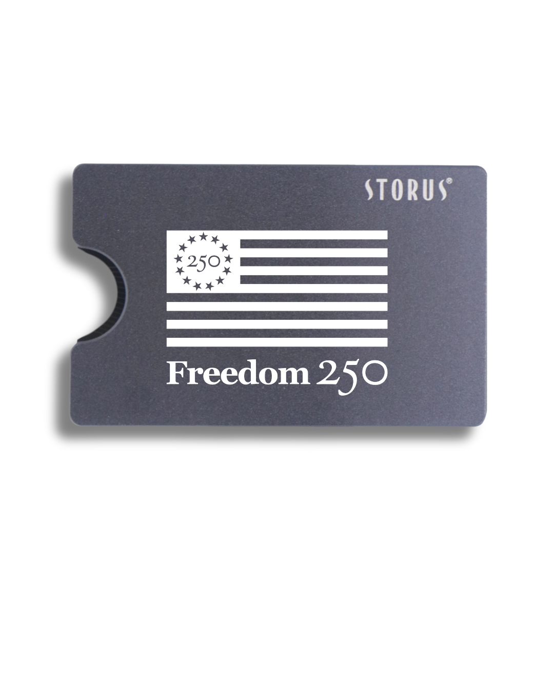 Storus Freedom 250 card on a white background