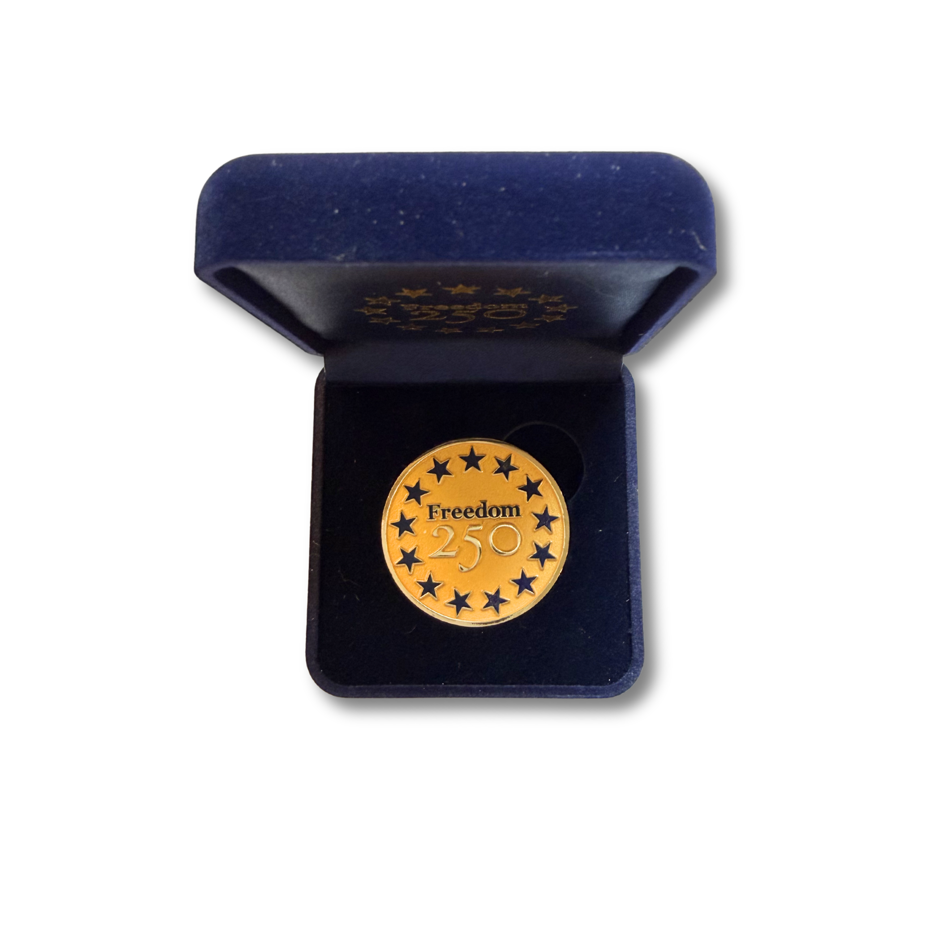 Freedom 250 Challenge Coin Gold Limited Edition