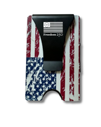Freedom 250 Smart Wallet w/ Flag on Clip