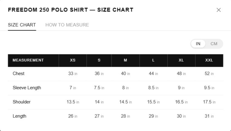 Freedom 250 Polo Shirt